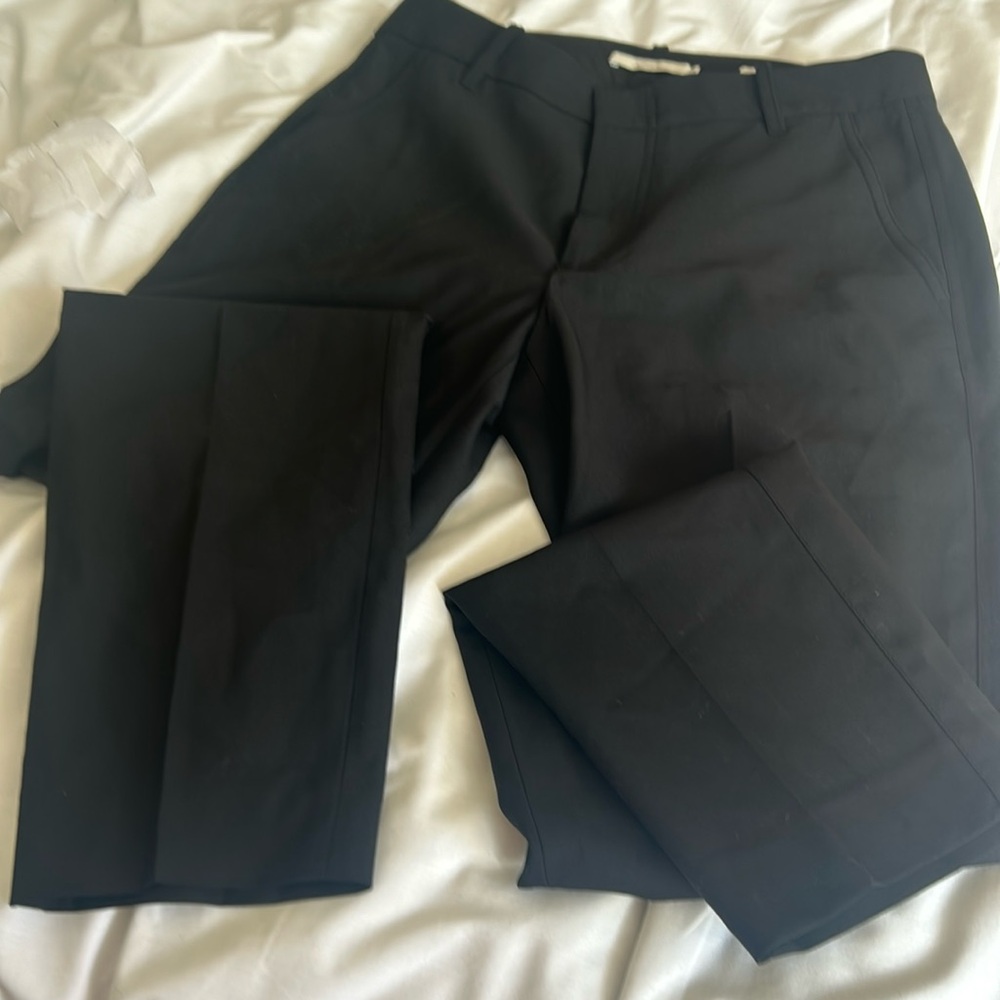 VINCE Straight Leg Black Dress Pants